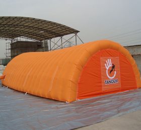 Tent1-373 Tienda inflable naranja