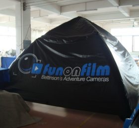 Tent1-68 Tienda inflable negra