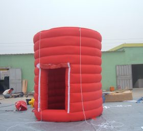 Tent8-1 Pabellón de cámara roja Pabellón de cubo Pabellón de cámara inflable