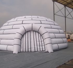 Tent1-389 Tienda inflable blanca