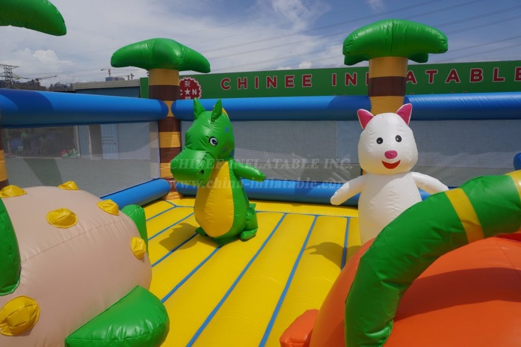 T6-504 Jungle Theme Inflatable Park