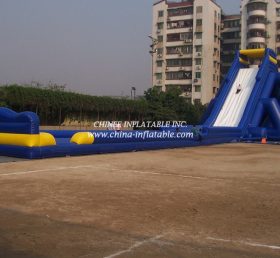 T8-230a Diapositiva inflable al aire libre tobogán gigante comercial
