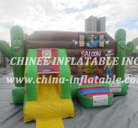 T2-3404 Trampolín inflable vaquero occidental