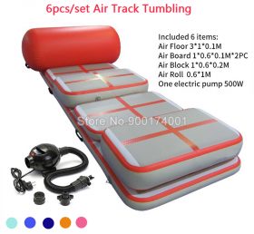 AT1-015 (6) colchón de aire inflable cojín de gimnasia cojín de rollo gimnasio mini cojín de aire para la venta