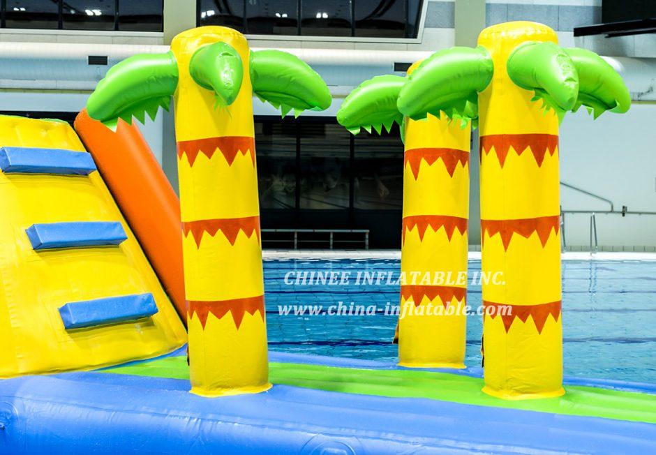 WG1-003 Jungle Theme Inflatable Floating Water Sport Park Game For Pool