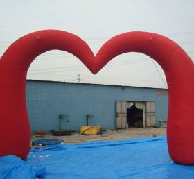 Arch1-240 Arco inflable en forma de corazón