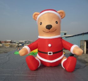 C1-118 Decoración personalizada del oso de Navidad