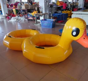 S4-337 Juego de deportes acuáticos flotantes amarillo y negro