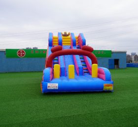 T8-1700 Oso inflable tobogán seco
