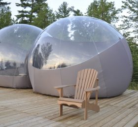 Tent1-5019 Tienda de burbujas gris