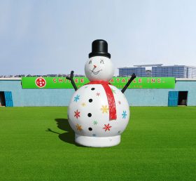 C1-214 Decoraciones inflables de muñeco de nieve de Navidad