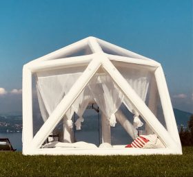 Tent1-5018 Casa de burbujas transparente Tienda de campaña inflable Casa de camping