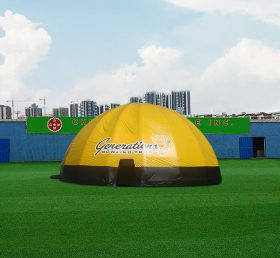 Tent1-4286 Tienda de araña inflable amarilla