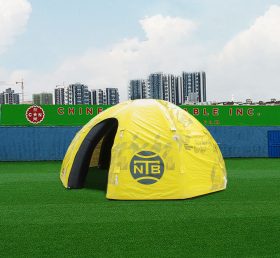 Tent1-4295 Tienda de araña inflable amarilla