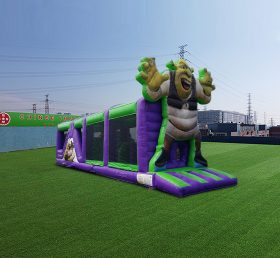 T7-1498 Shrek 3D-Hd carrera de obstáculos inflable