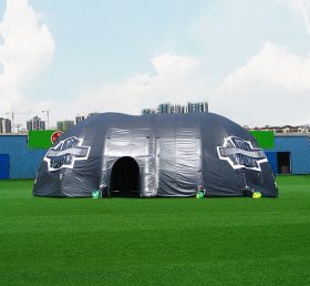 Tent1-4602 Tienda de domo de actividad personalizada negra grande