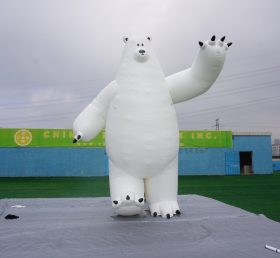 CARTOON1-902 Personalización de dibujos animados de oso polar