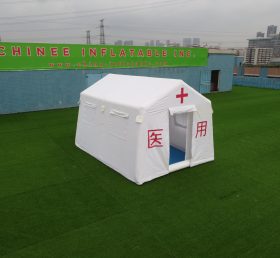 Tent1-4718 Refugio médico portátil inflable con ventanas transparentes para respuesta de emergencia