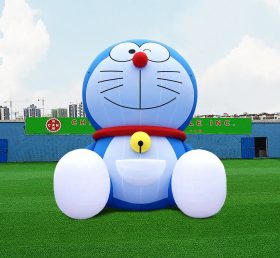 S4-621 Gran personaje de película inflable de publicidad de dibujos animados azul Doraemon