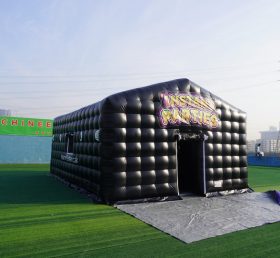 Tent1-704D Carpa de fiesta negra Carpa de cubo inflable