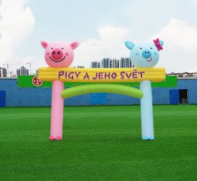 S4-711 Inflatable Pig Cartoon Arches