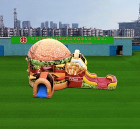 T2-7014 Combo de hamburguesa con queso y papas fritas